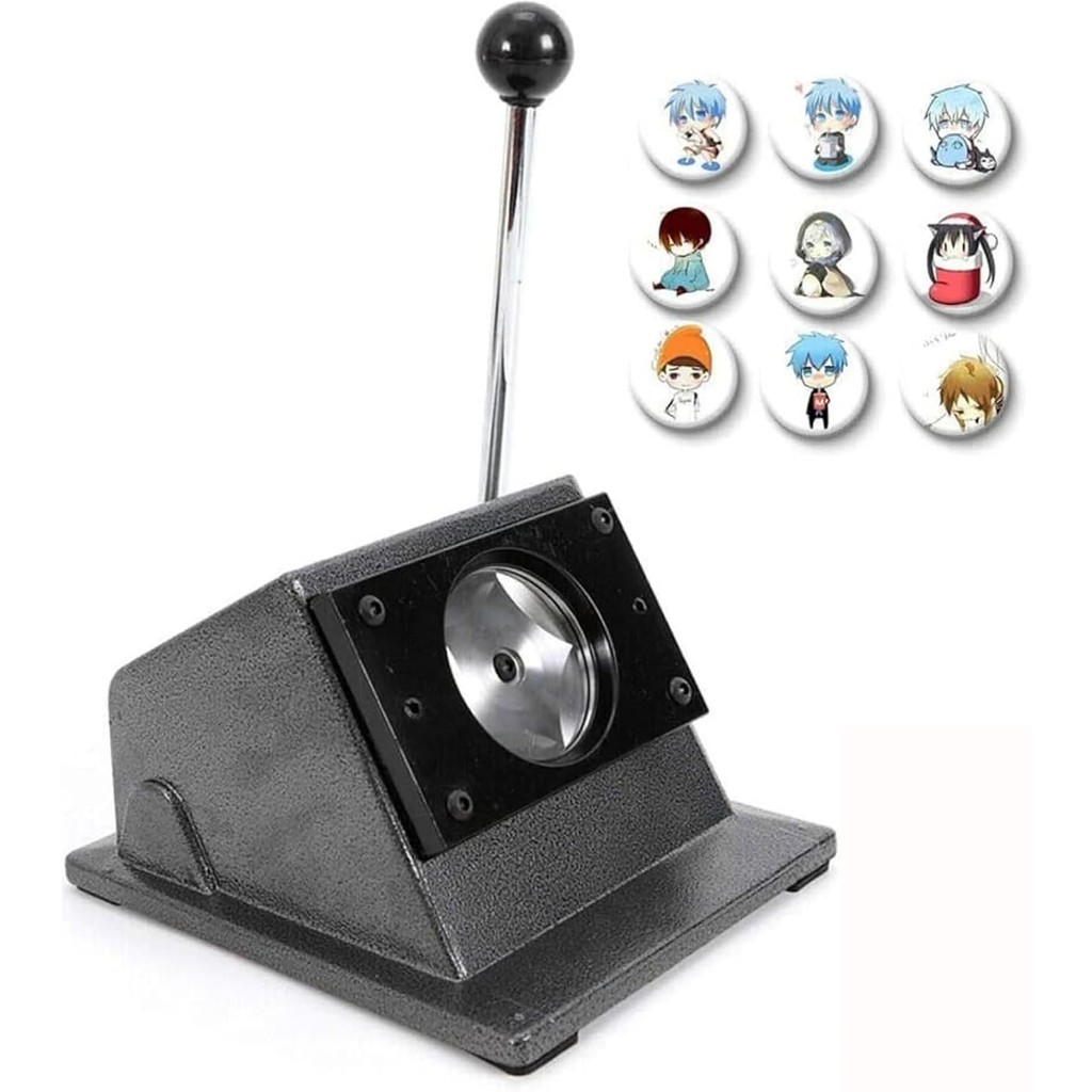 25-75MM Hand Metal Circle Cutter for Badges Button Maker Machine Round Paper Circle Punch DIY Manual