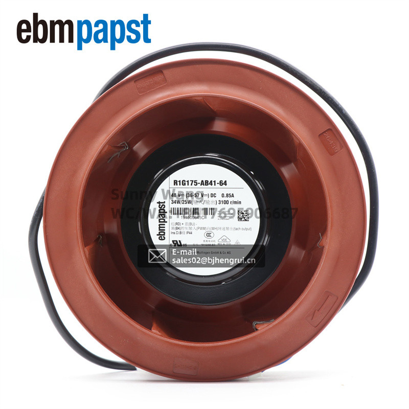 ebmpapst R1G175-AB41-64 48V DC 34W 3100RPM huawei Air Blower Telecommunication Cabinet Air Purifier