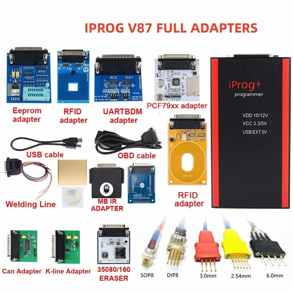 JUAL Best Quality V87 Iprog+ Key Programmer Support IMMO + Reset Iprog Pro Till 2019 Replace Carprog