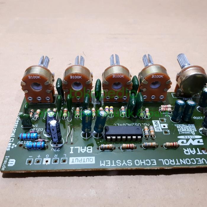 MODUL KIT ACTIVE TONE CONTROL STEREO WITH MIC ECHO DAN SUBWOOFER .