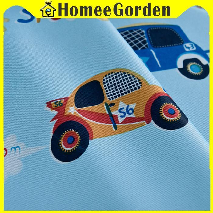 Gorden blackout jendela karakter Gordyn biru mobile anak laki laki