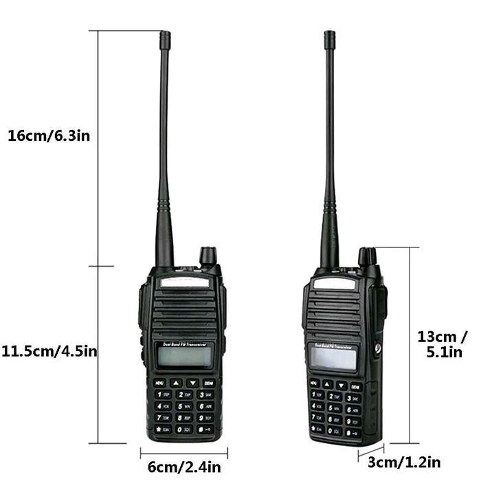 WALKIE TALKIE HT BAOFENG UV-82 WALKIE TALKIE WALKY TALKY HT RADIO UV82 WALKIE TALKIE JARAK JAUH 20KM