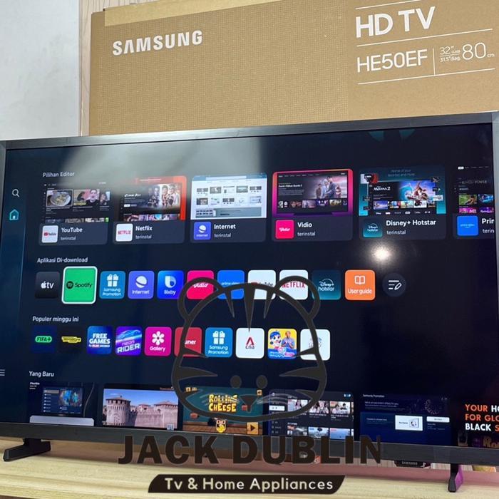 Samsung TV LED 32 inch SMART TV UA32HE50EFK 32HE50 dengan Netflix YouTube Google Garansi Resmi HD TV