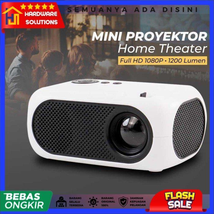 Proyektor Mini LCD Full HD 1080P 1200 Lumen Home Theater - M24