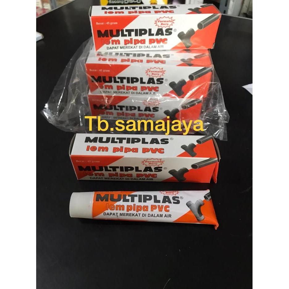 LEM PIPA PVC MULTIPLAS 45 gr LUSINAN (12 tube) LEM Paralon