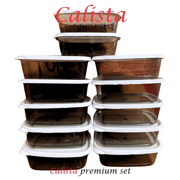 "New" [ CALISTA ] TOPLES PLASTIK CALISTA FURANO SMOKE 6PCS SEALWARE WADAH PENYIMPANAN MAKANAN DI