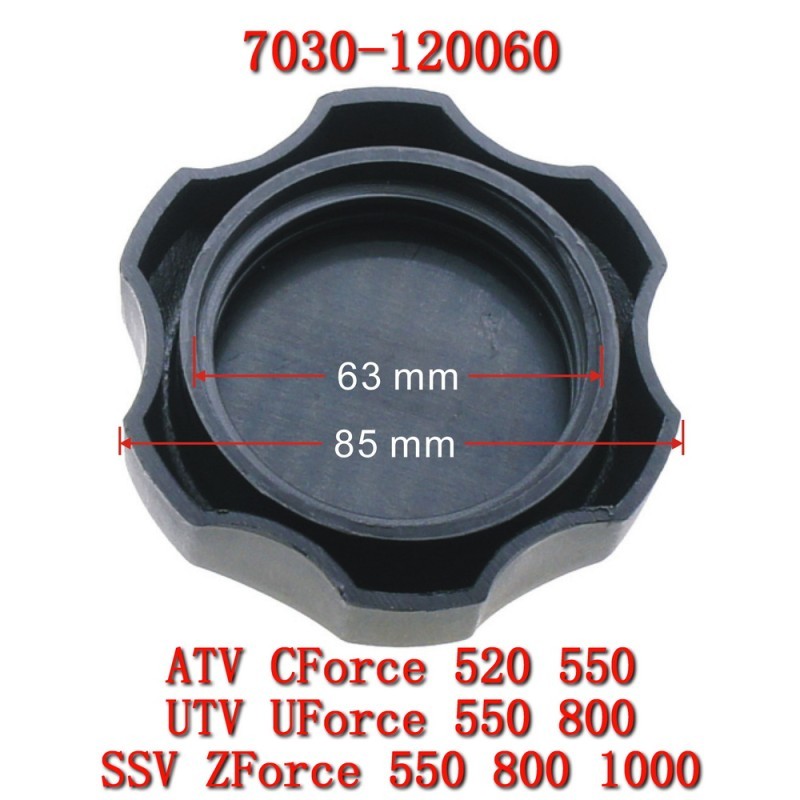 ORIGINAL Cap, Fuel Tank 7030-120060 For CF Moto CForce ZForce UForce 800EX 520 550 1000 ATV UTV SSV