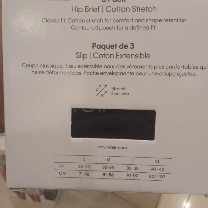 Cd Pria Calvin Klein Original - Clasicfit-Isi 3Pack Mix Cotton 100% Original