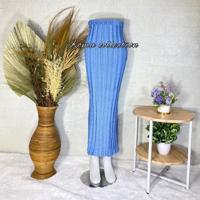 s7 Rok plisket polos doby /rok plisket polos bawahan kebaya modern