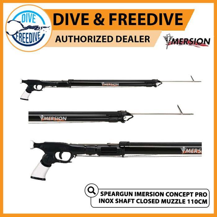Speargun Imersion Concept Pro Inox Close Tembak Panah Ikan 110cm Dive