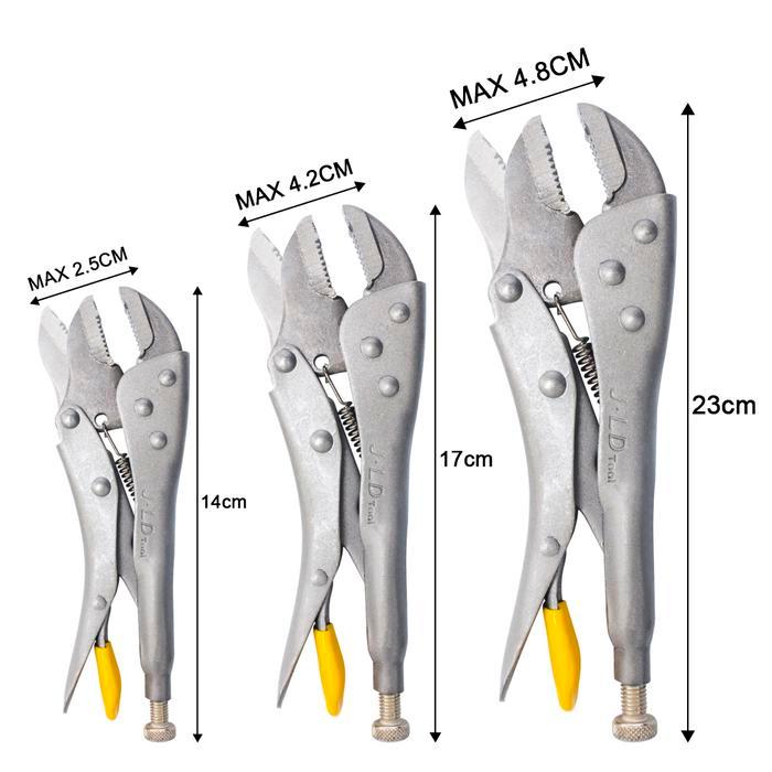 Sherlock - Tang Buaya Locking Grip Pliers 5710 Tang Buaya Bengkok Vise Grip Locking Plier Tang Jepit