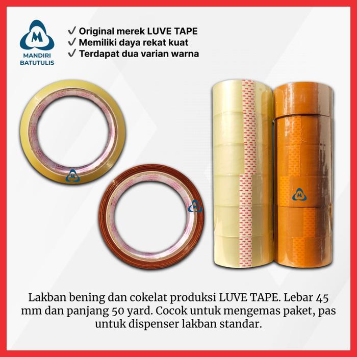 "New" Lakban Bening 2" - Solasiban Bening - Lakban Ekonomis