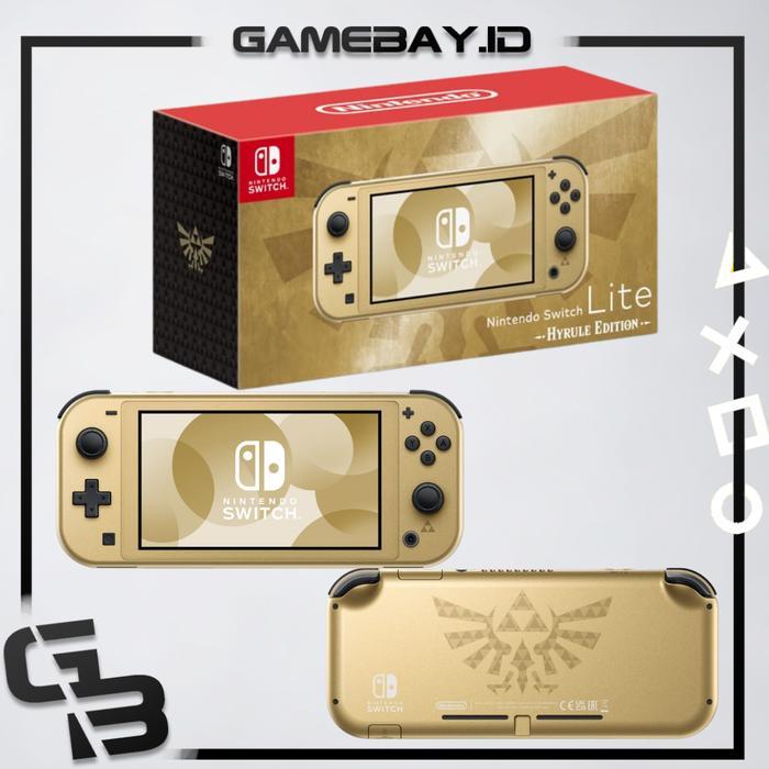 NINTENDO SWITCH LITE HYRULE EDITION / ZELDA / GOLD
