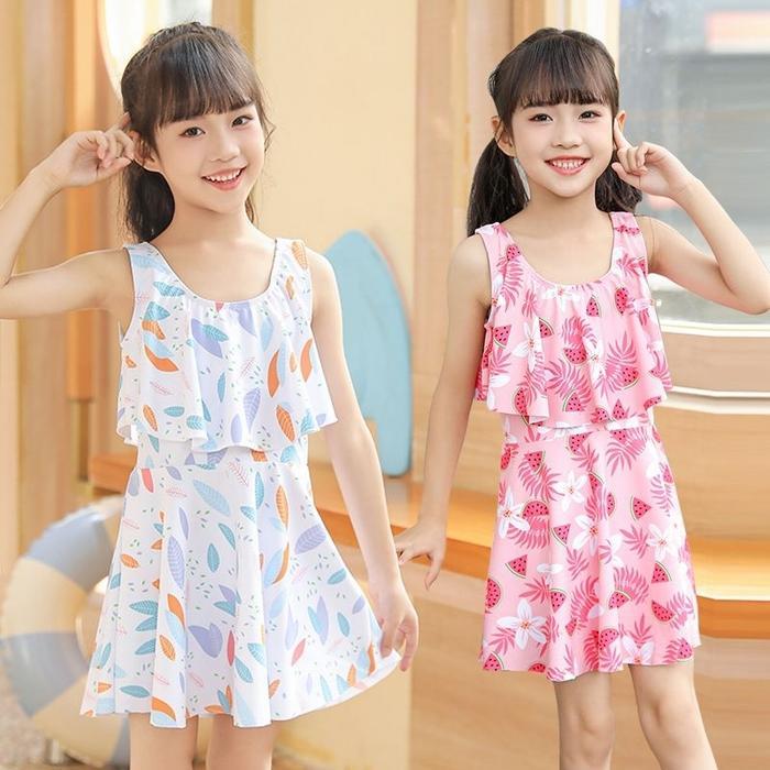 Baju Renang Sailor Anak Perempuan Usia 1-14 Tahun/ Baju Renang Dress Anak Perempuan Usia 1-14 Tahun/