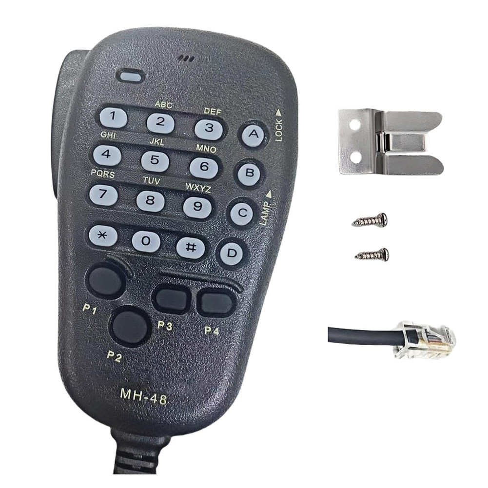 6 Pin Microphone MH-48 MH-48A6J for Yaesu FT-8900R FT-7900R FTM-100DR Radios Featuring Noise