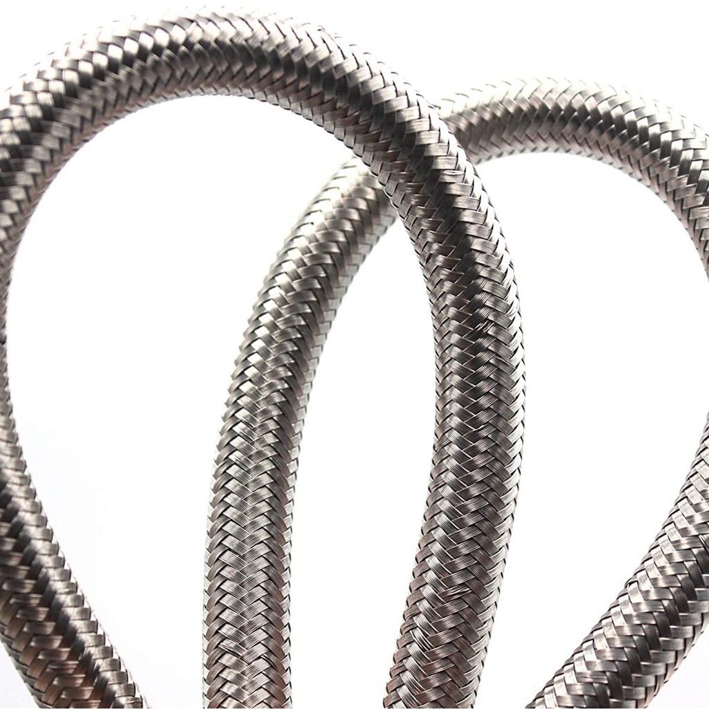 4Pcs 12 Inch Flexible Valve Stem Extenders Stainless Steel Tyre Tire Valve Stem Extension Adaptors