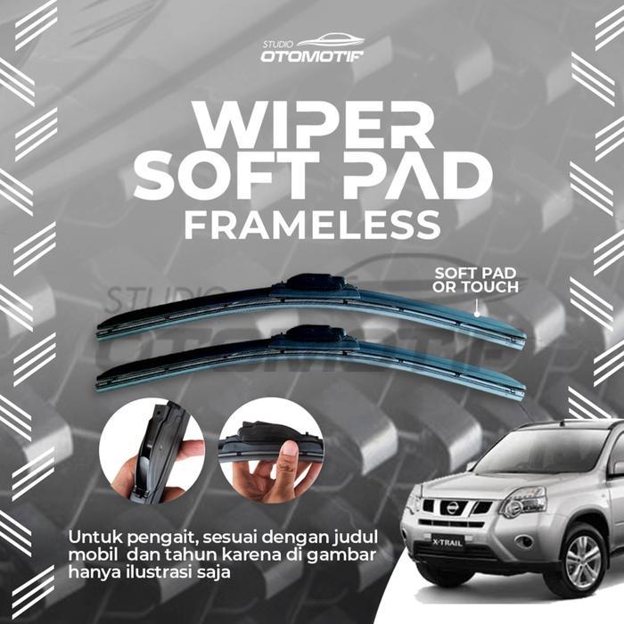 WIPER XTRAIL T31 2009-2013 SOFT PAD FRAMELESS ZX9 WIPER XTRAIL T31 RESTOCK