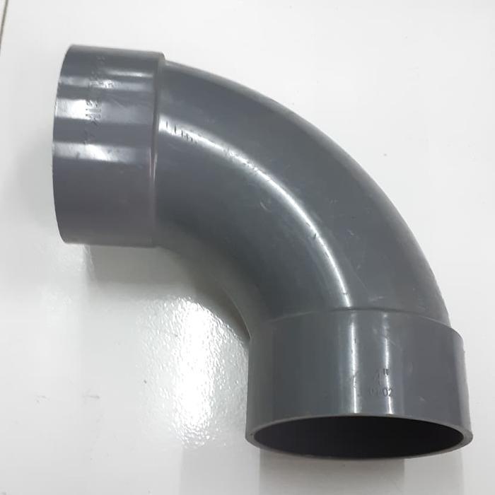 Terlaris Long Elbow 4" Rucika Keni 4In Panjang / Sambungan Pipa Air Paralon