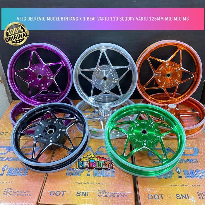 Warna Gold Motor Mio M3 Velg Delkevic Dnd K Speed Vario 125 Vario 150