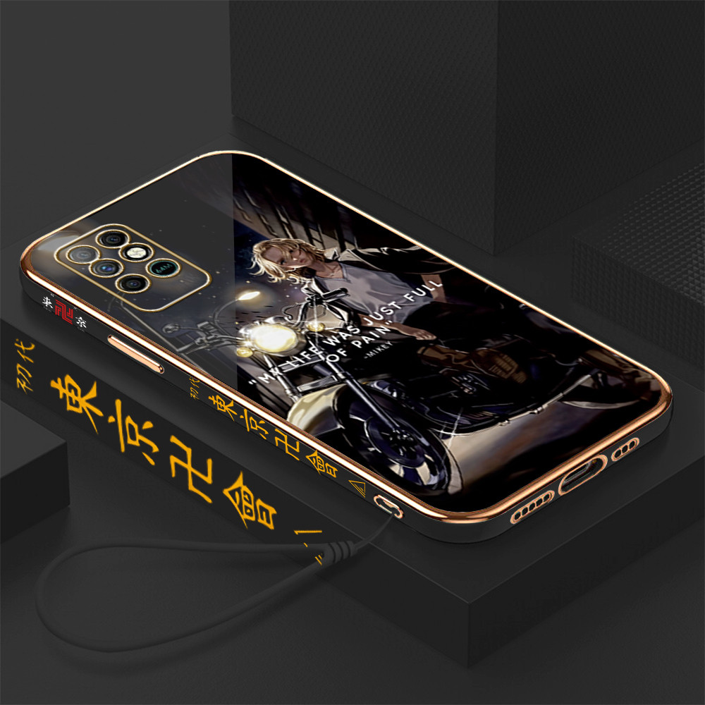 [Pengiriman lokal] Infinix NOTE 8 10 Pro 11 NFC 12 G88 Casing HP Pola Tokyo Revengers Mikey  Anti Pe