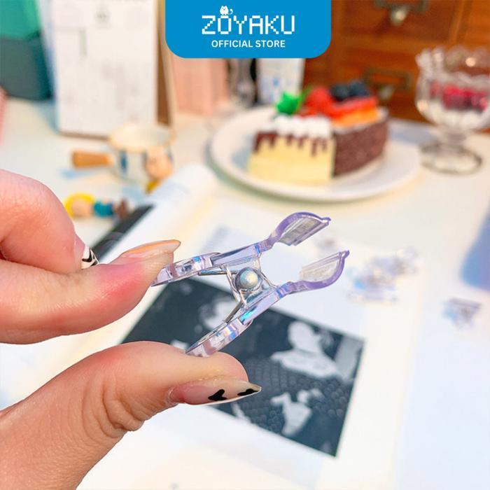 Jepitan Kertas Plastik Transparan Paper Clip Bening Klip Penjepit STY7020