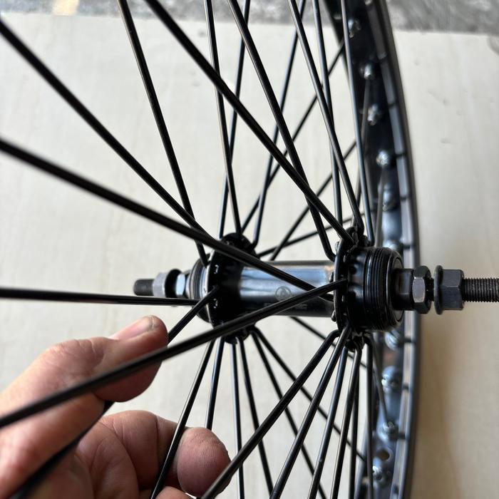 wheelset velg BELAKANG sepeda 20 bmx model jari besar