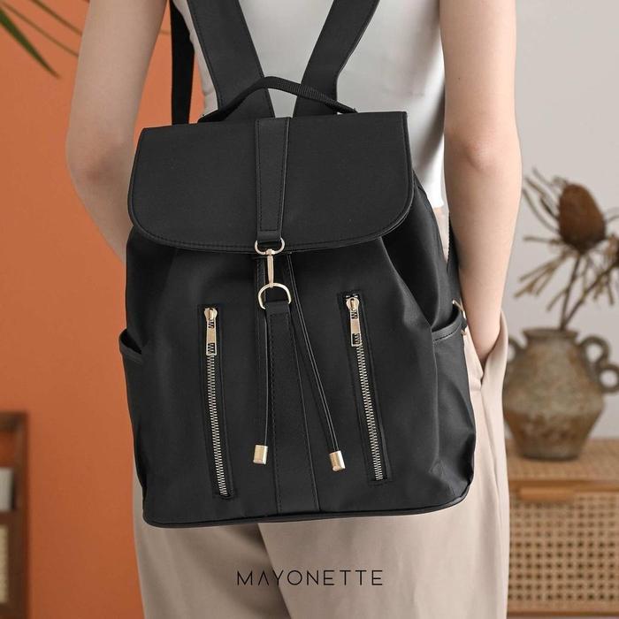 Hody Bag - Mayonette Eloise Backpack - Tas Fashion Wanita - Women'S Backpack Canvas Ransel