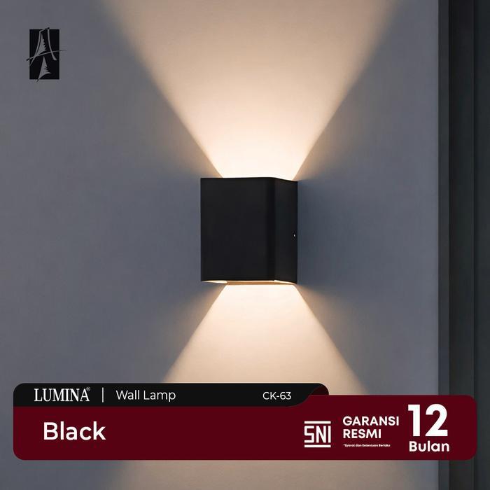 Lumina - Lampu Dinding LED Sorot 2 Arah Minimalis Modern Indoor Outdoor Wall Lamp Light Up Down
