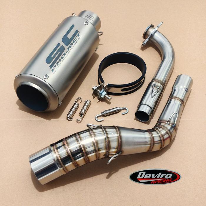 Knalpot Sc-Project Cr-T Import Full System Nmax Aerox 155