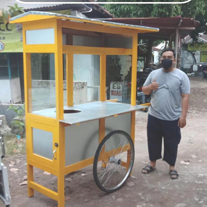 gerobak bubur kacang ijo(burjo)