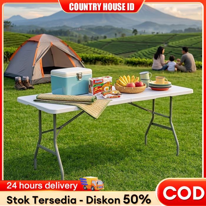 Ramadan Promo Super 50-60% Diskon BesarMeja Lipat Tinggi Portabel Luar Ruang - Meja Samping Kasur,