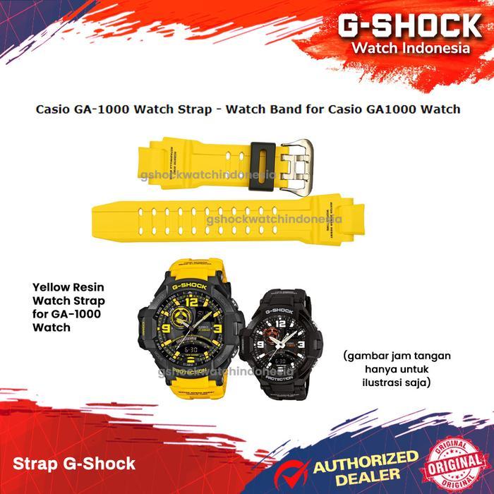 Ready Tali Strap G-Shock GA-1000-9B GA-1000 GA1000 GA 1000 Casio Original