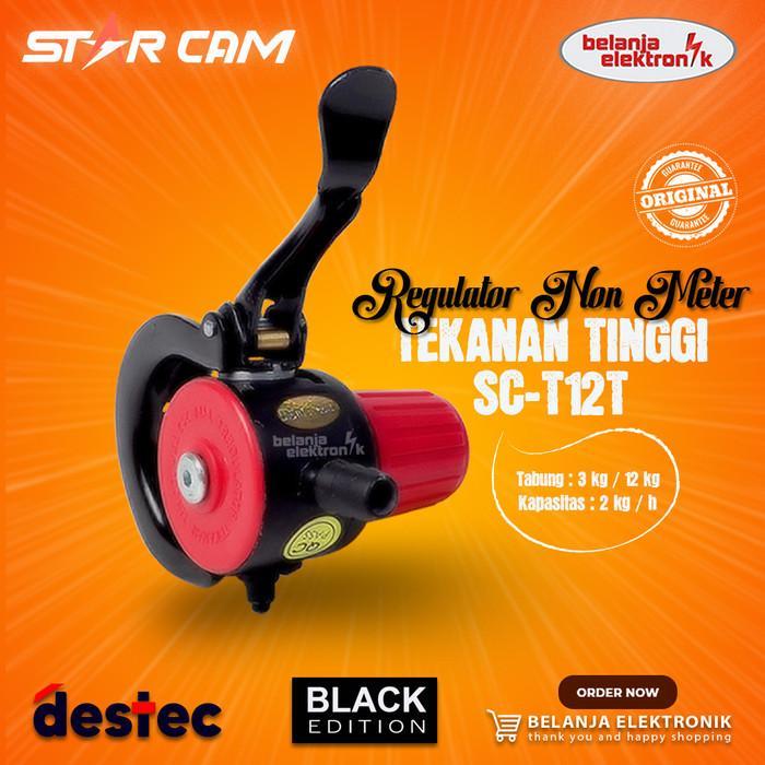 Starcam Regulator Gas Non-Meter Tekanan Tinggi SC-202TT / SC-T12T TABUNG LPG 3 KG 12 KG ORIGINAL