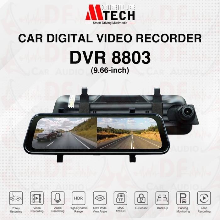 Ready DVR Dashcam Kamera Perekam Mobil Mtech 8803 ( Kamera Depan + Belakang)