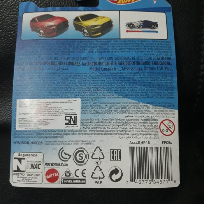 Hot Wheels Hotwheels Color Shifters Mitsubishi Lancer Evolution
