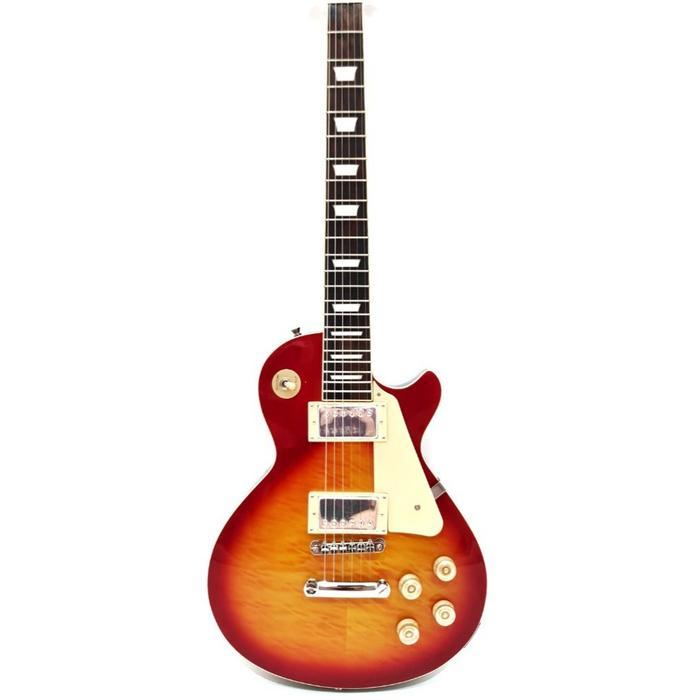 Gitar Elektrik Merk Gibson Les Paul Warna Sunbrust Cherry LesPaul - Sunburst Cherry