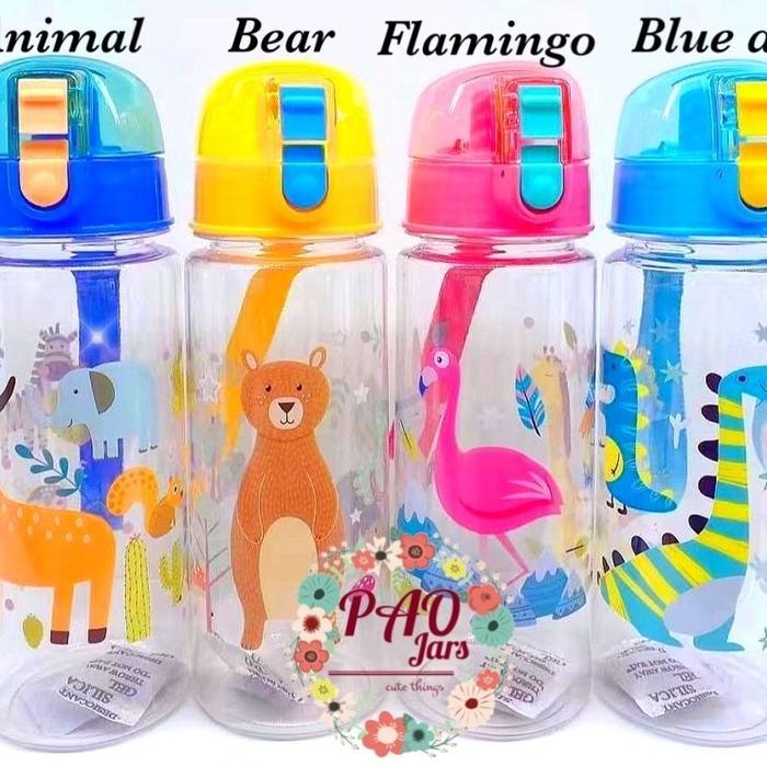 Botol Minum Teguk Gambar Dino / Botol Minum Bukan Smiggle Best Seller