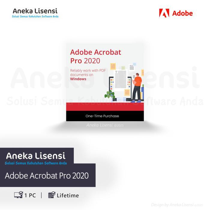 Adobe Acrobat Pro 2020 Lifetime Windows Original