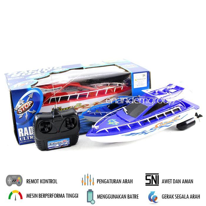 Mainan Remot Kontrol RC Perahu Kapal Super Speedboat