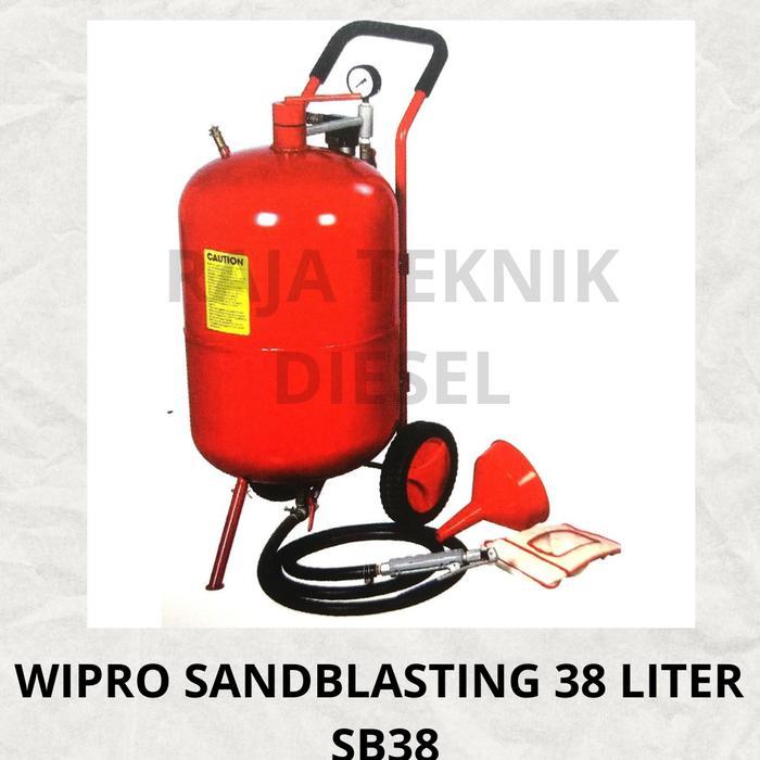 Sandblasting Tank Tangki Sand Blasting Kapasitas 38 Liter Wipro Sb38