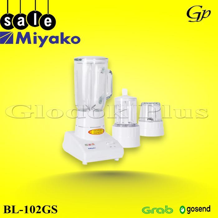 Blender Miyako 3 In 1 Bl-102 Gs Kaca Gelas Bl102 102Gs Bl102Gs