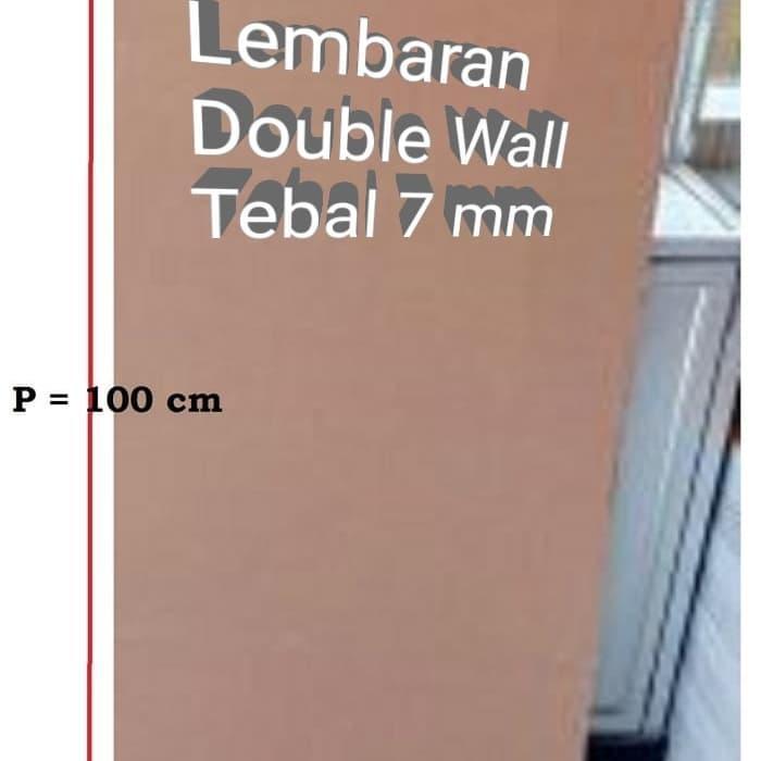 "New" Lembaran dus/karton tebal 7 mm double wall