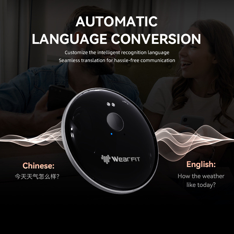 Smart Translating AI 102 Phone Assistant Language Translate Bluetooth Voice Translator Portable