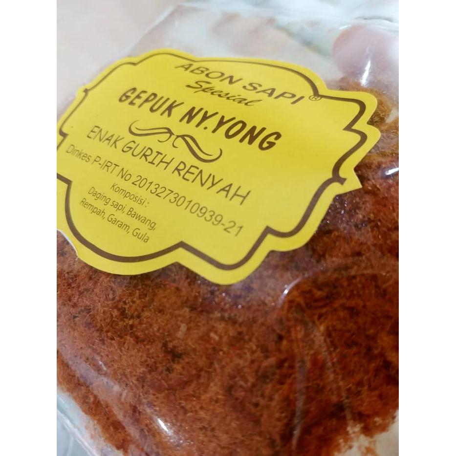 ABON SAPI SPESIAL GEPUK NY YONG 100 GR SPECIAL OLEH OLEH BANDUNG VIRAL