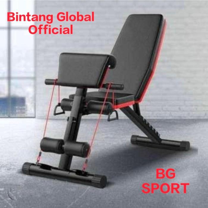 Adjustable Banch Kursi fitnes Dumbbel Board Sit Up Alat Gym Fitnes