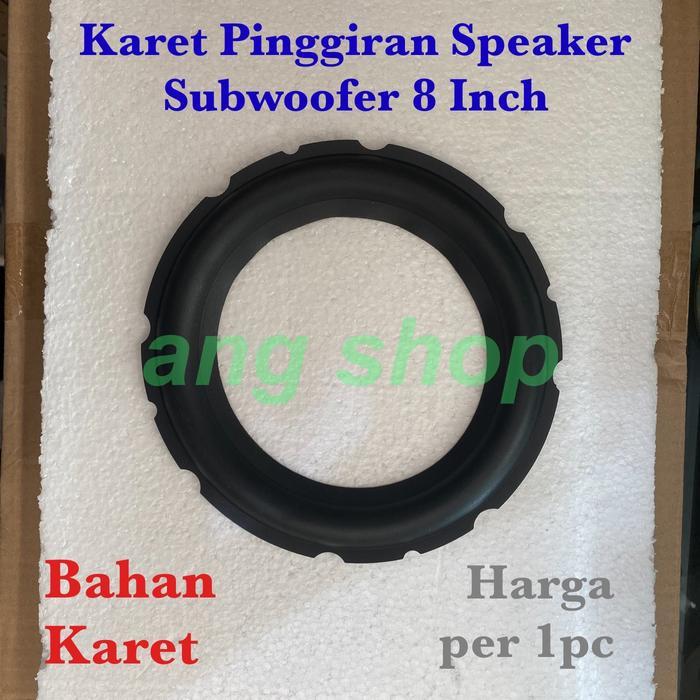 SALE Karet Pinggiran Sub Woofer Speaker 8 Inch Inci Subwoofer Karet TERMURAH