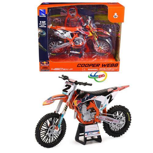 58353 - New Ray 1/12 KTM 450 SX-F Factory Racing Red Bull #2 Cooper Webb