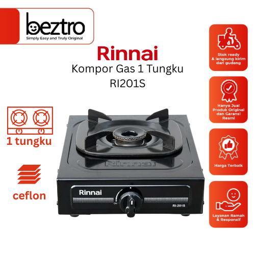 Rinnai Kompor Gas 1 Tungku - RI-201S Stove Api Biru Paling Tangguh