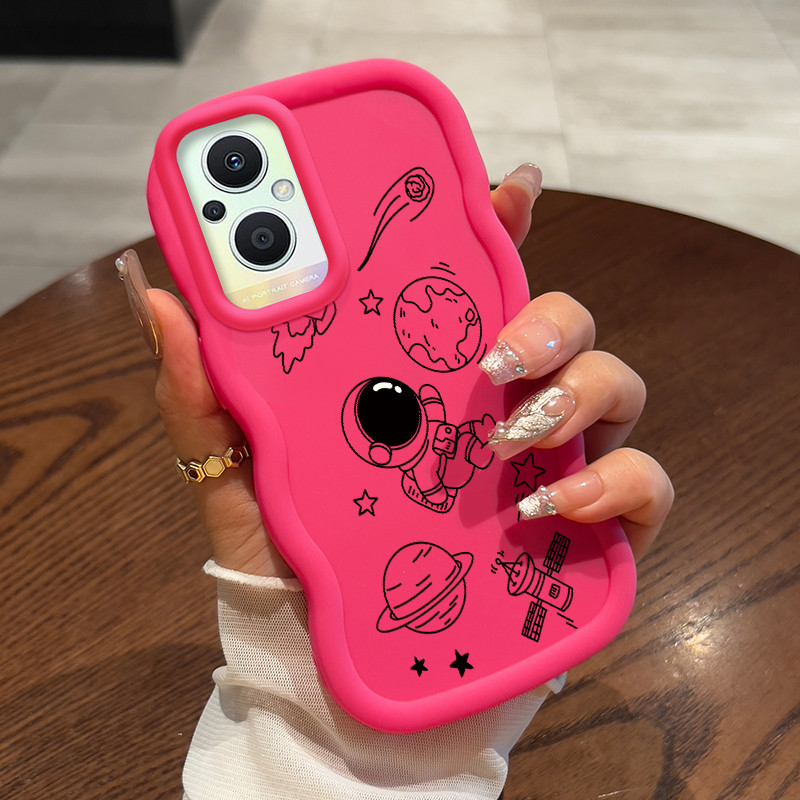 Casing Untuk OPPO Reno 7Z 5G Reno 8Z 5G Reno 7 lite 5G Reno 8 Lite 5G Case Casing menggambarkan astr