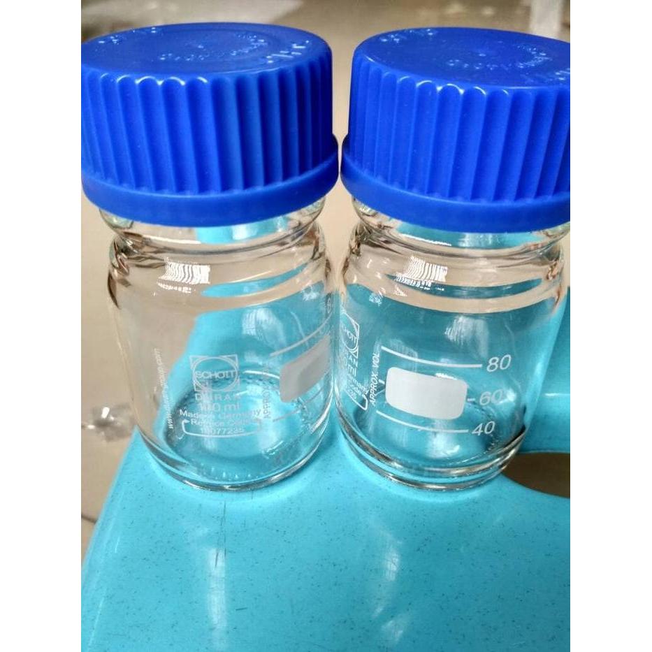 LABORATORY BOTTLES 100 ML DURAN / BOTOL SAMPEL DURAN